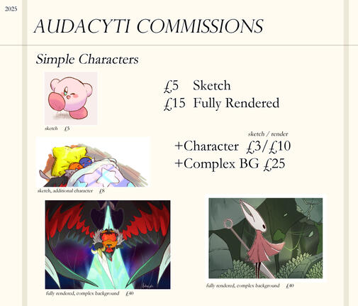 Simple Character Pricing